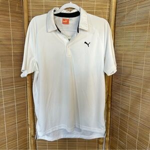 New Men’s White Size Medium Puma Polo